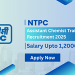 NTPC Assistant Chemist Trainee Recruitment 2025