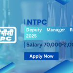 NTPC Deputy Manager Recruitment 2025