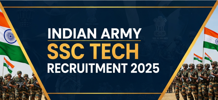 Join Indian Army 2025 – SSC Tech Recruitment for 379 Technical Officer Posts