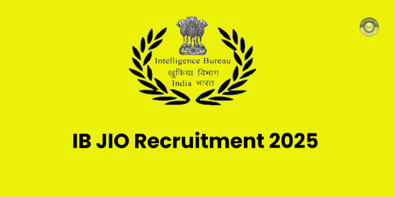 IB JIO RECRUITMENT 2025