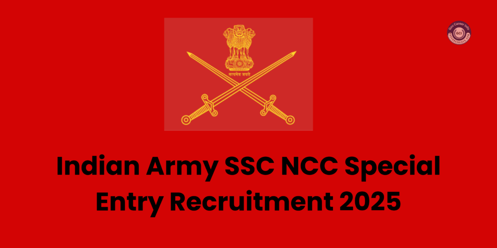 Indian Army SSC NCC Special Entry Recruitment 2025