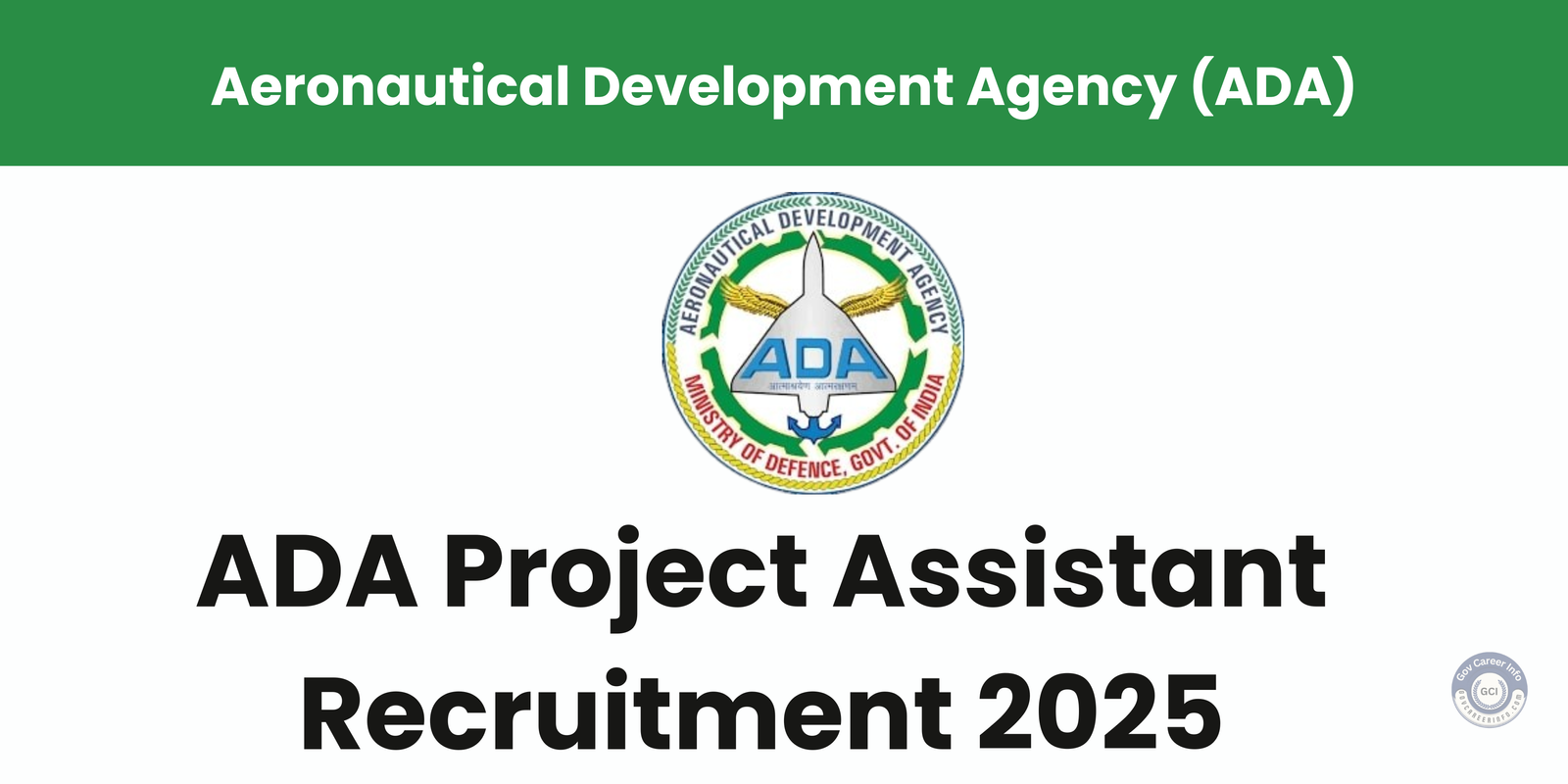 ADA Project Assistant Recruitment 2025
