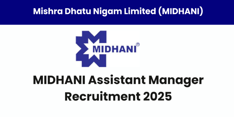 MIDHANI Recruitment 2025