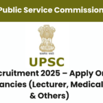 UPSC Recruitment 2025
