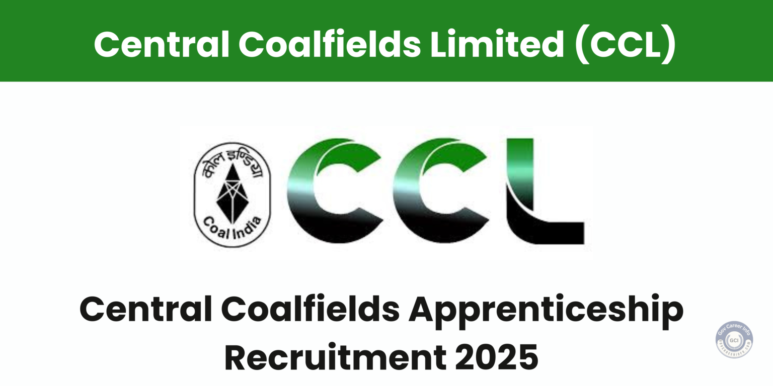Ccl Application CCL Apprentice Recruitment 2025: Apply Online for 1180 Posts