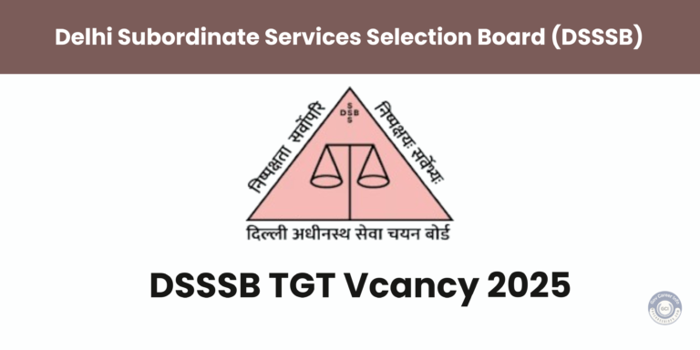 DSSSB TGT Notification 2025 official update for 5346 teacher vacancies