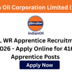 IOCL Western Region Apprentice Recruitment 2026 notification for 416 posts