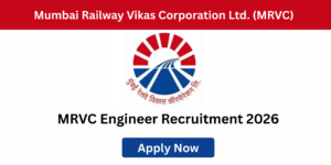 MRVC Engineer Recruitment 2026 notification details