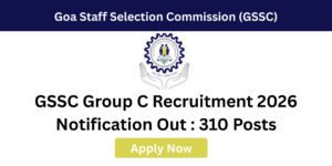 GSSC Group C 2026 vacancy breakdown post wise details