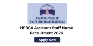 HPRCA Staff Nurse Recruitment 2026 notification