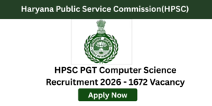 HPSC Computer Science Teacher Recruitment 2026 overview