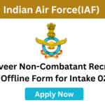 IAF Agniveer Non Combatant Recruitment 2026 notification