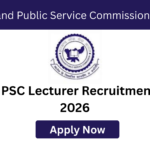 JPSC Lecturer Recruitment 2026 official notification