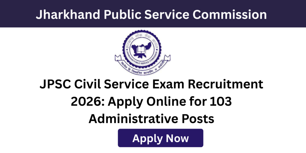 JPSC Recruitment 2026 official notification