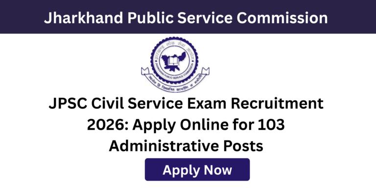 JPSC Recruitment 2026 official notification