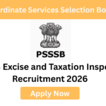 PSSSB Inspector Recruitment 2026 notification for 197 Excise and Taxation vacancies