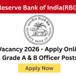 RBI Vacancy 2026 official recruitment notification
