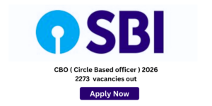 SBI CBO Recruitment 2026 notification overview and important details