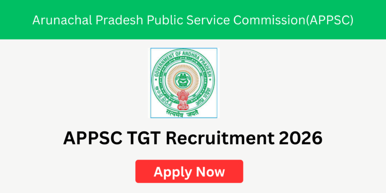 APPSC TGT Vacancy 2026 apply online for 389 teacher posts