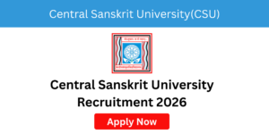 Central Sanskrit University Vacancy 2026 Registrar LDC MTS posts