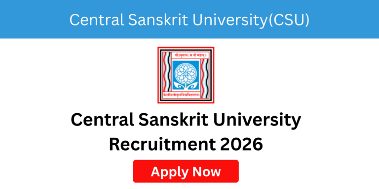 Central Sanskrit University Vacancy 2026 Registrar LDC MTS posts