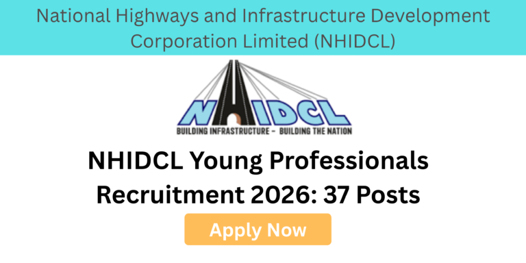 NHIDCL Young Professionals Recruitment 2026