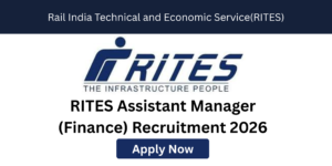 RITES Assistant Manager Finance Recruitment 2026 notification
