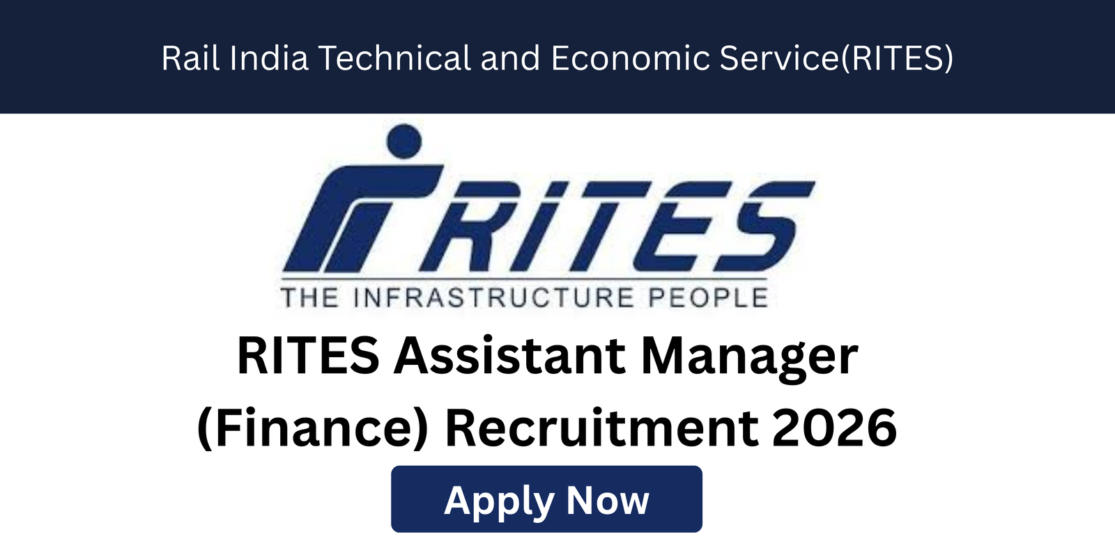 RITES Assistant Manager Finance Recruitment 2026 notification