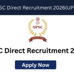 UPSC Direct Recruitment 2026 notification for 16 posts